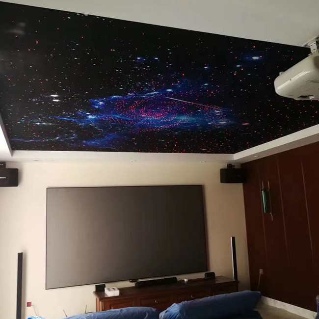 Fiber Optic Star Ceiling For Galaxy Room Full Of Stars