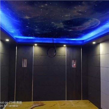 Fiber Optic Star Ceiling For Galaxy Room Full Of Stars
